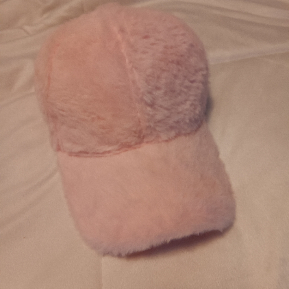 Pink fur hat all sizes